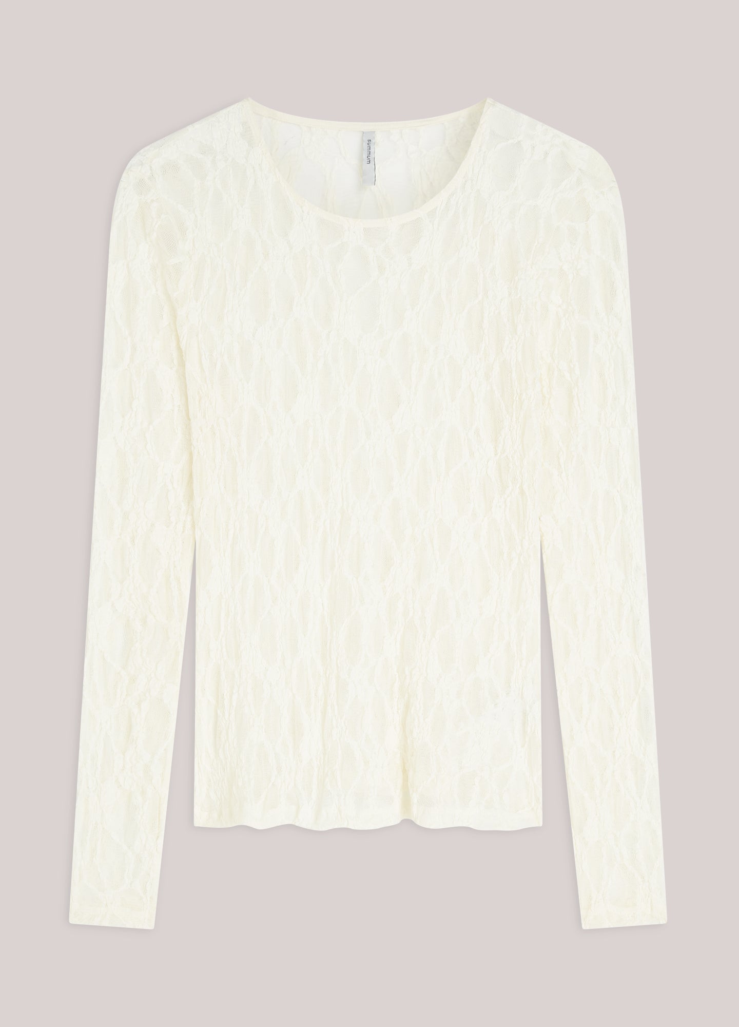 Top in stretch lace