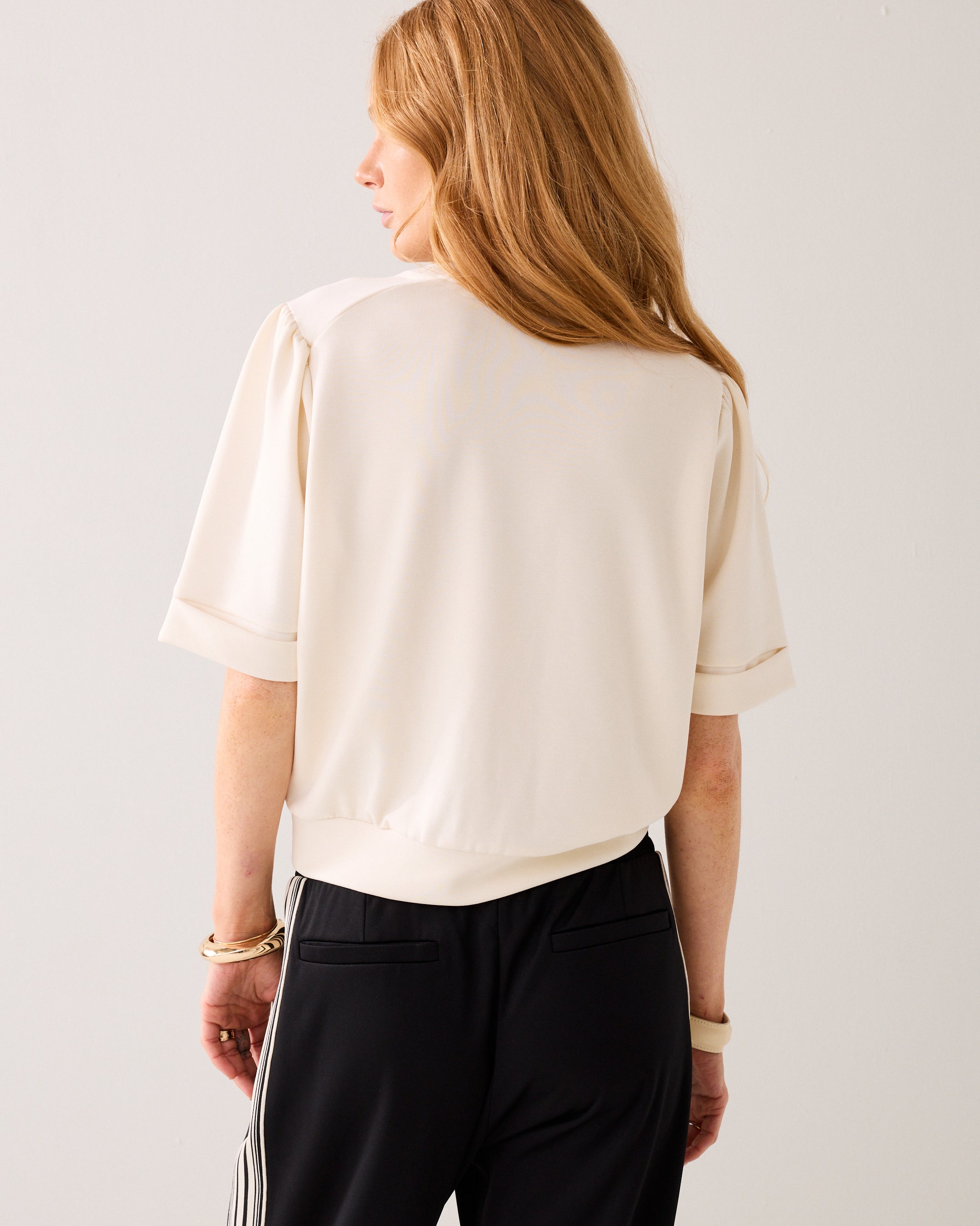 Soft top in scuba fabric