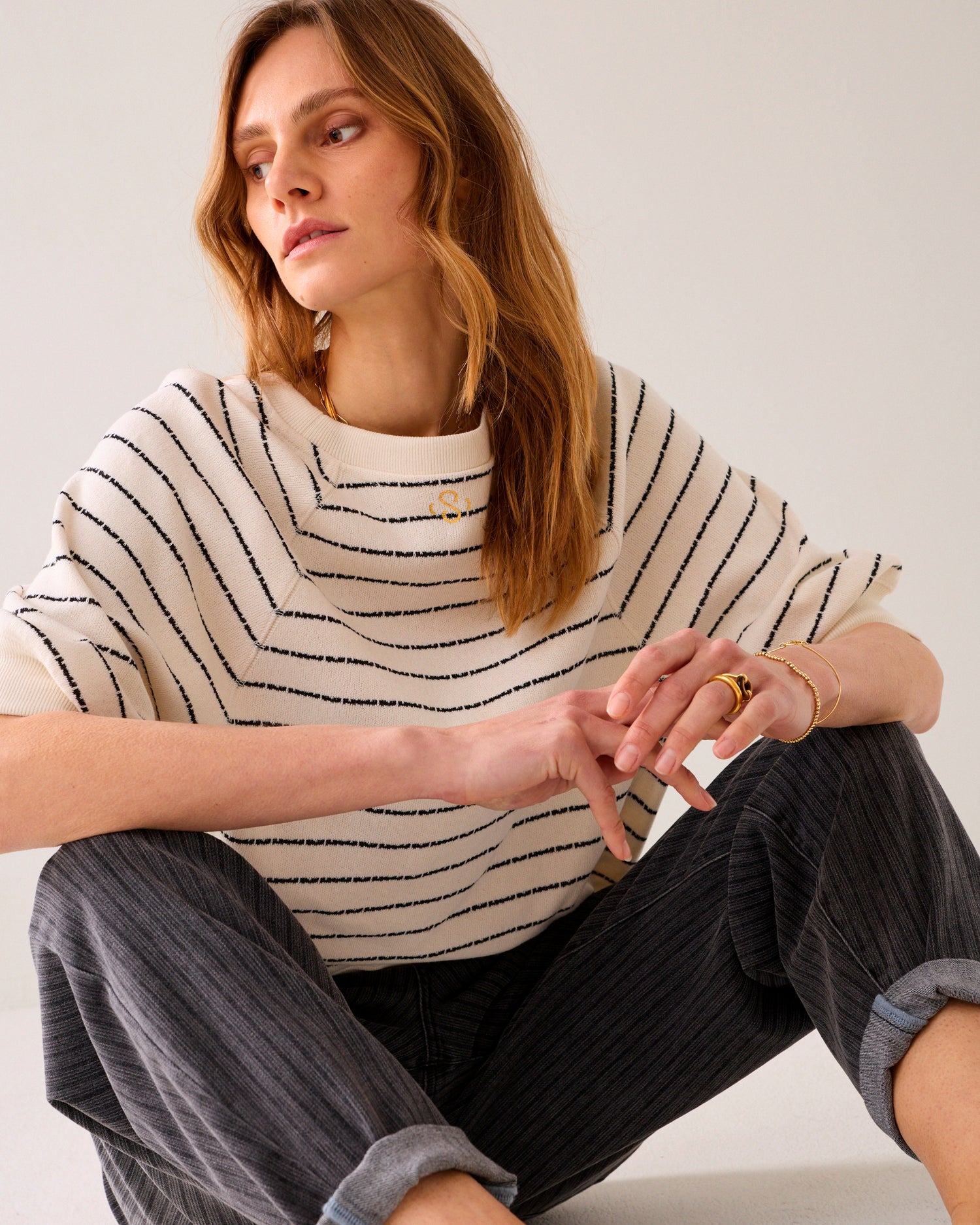 Nadelstreifen-Polo Soft Scuba