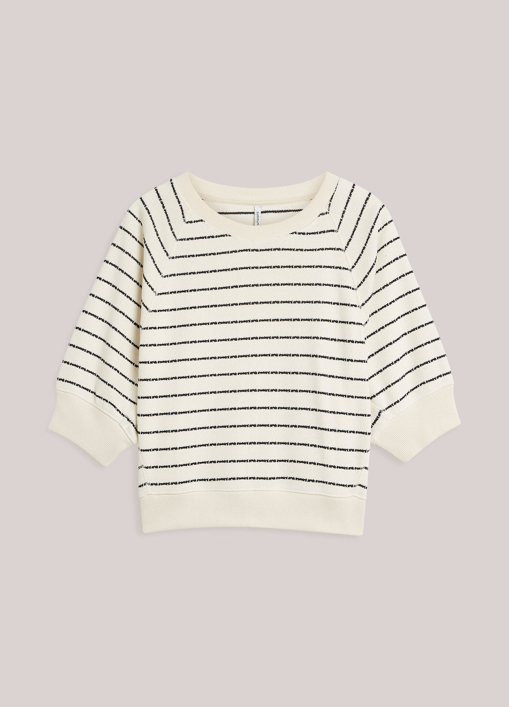 Sweater met ingebreide streep
