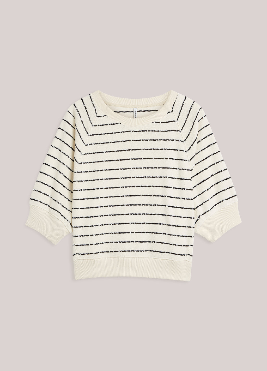 Sweater met ingebreide streep