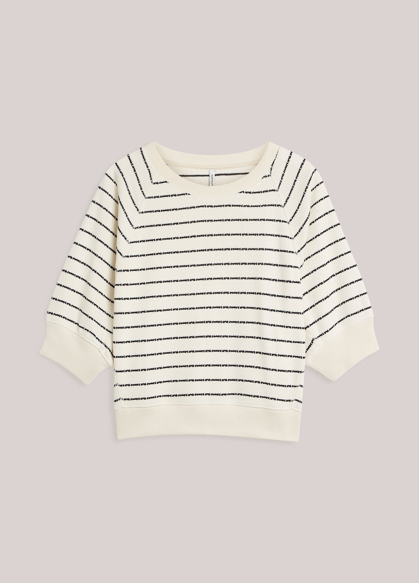 Sweater met ingebreide streep