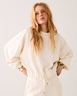 Sweatshirt en soft scuba