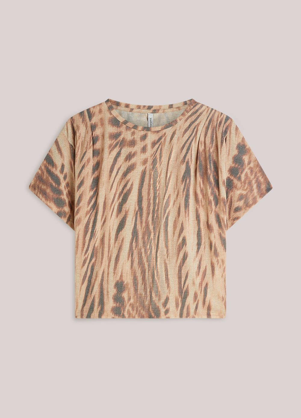 Boxy T-shirt lurex