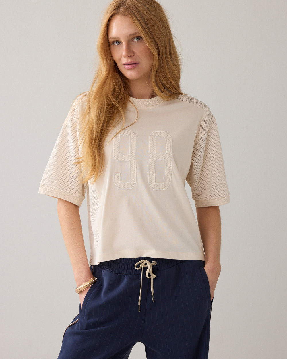 Baseballshirt mesh