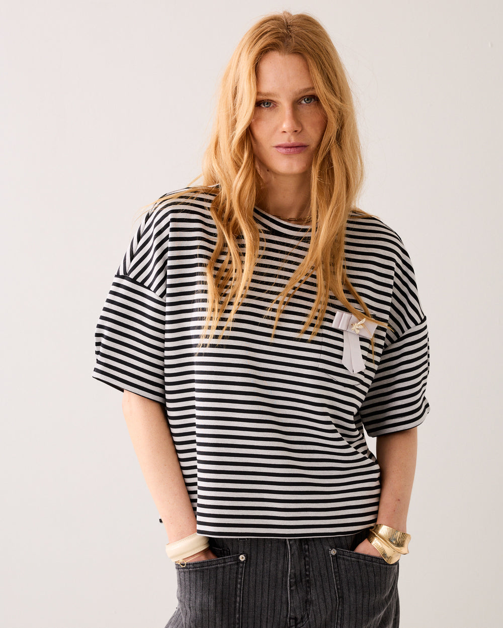 Scuba top stripe