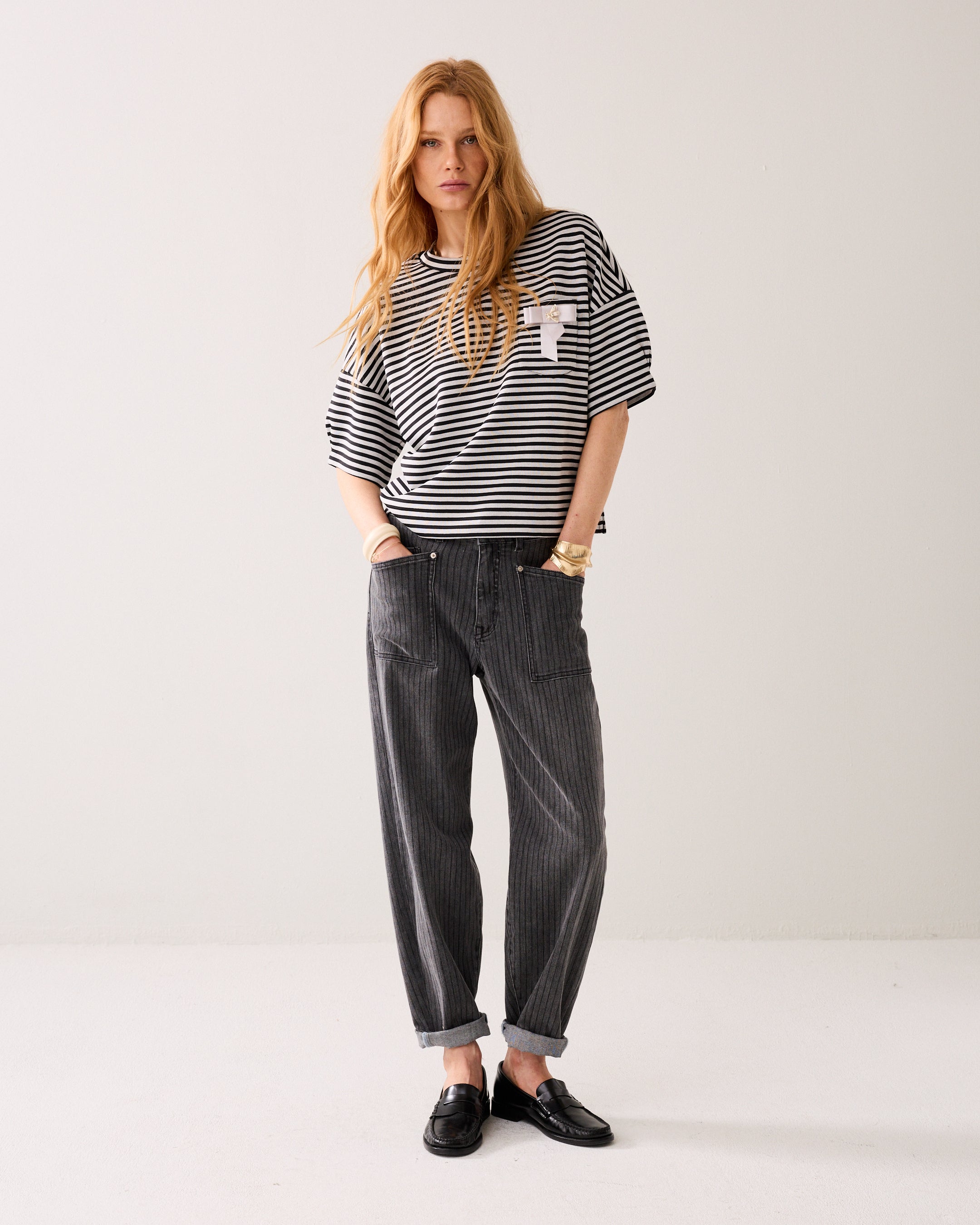 Scuba top stripe