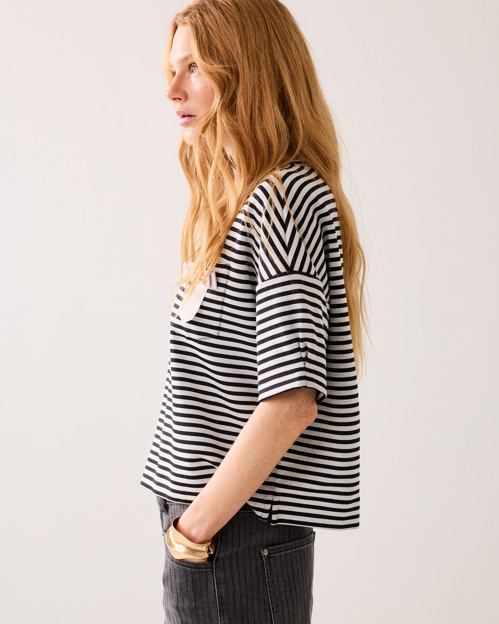 Scuba top stripe