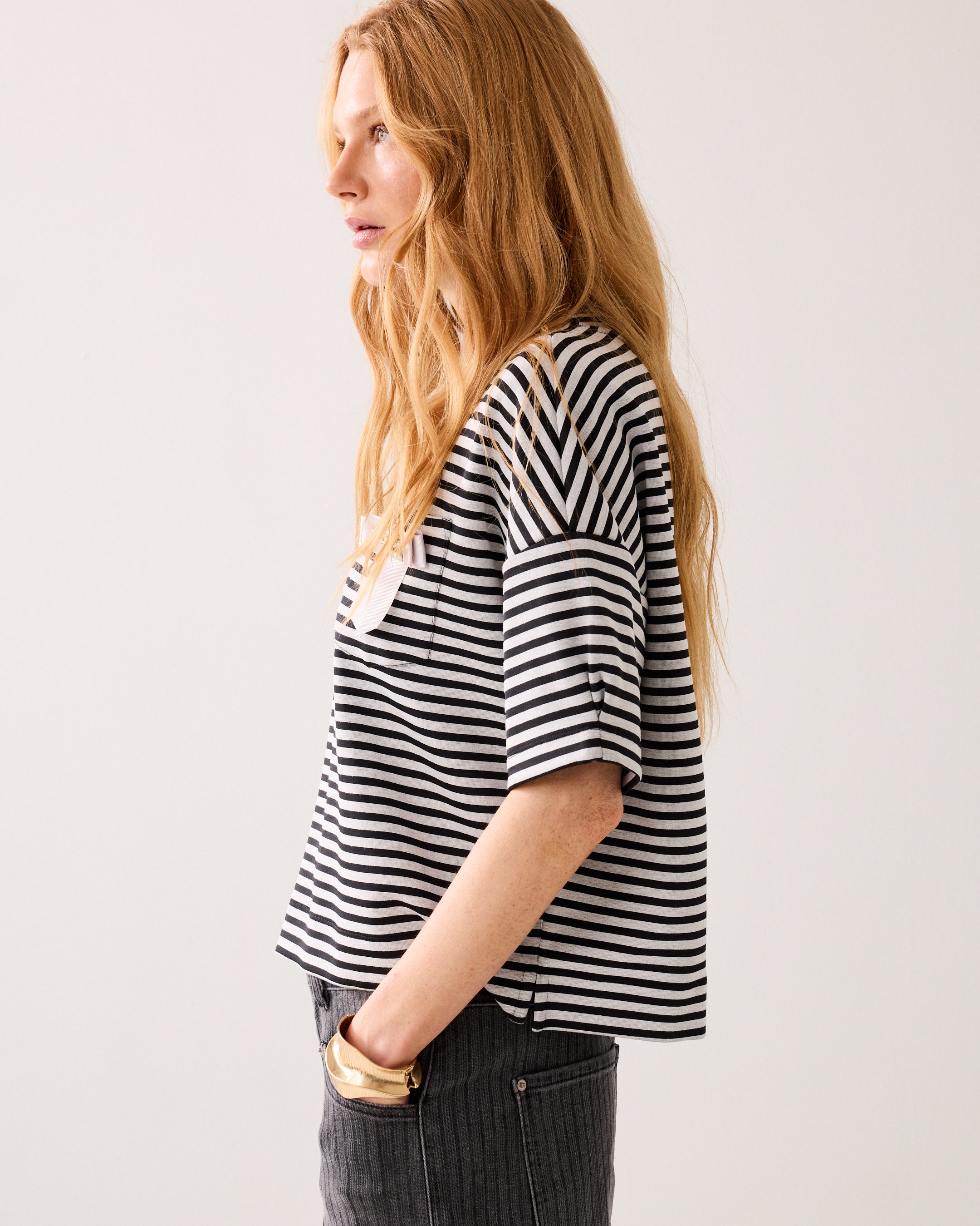 Scuba top stripe