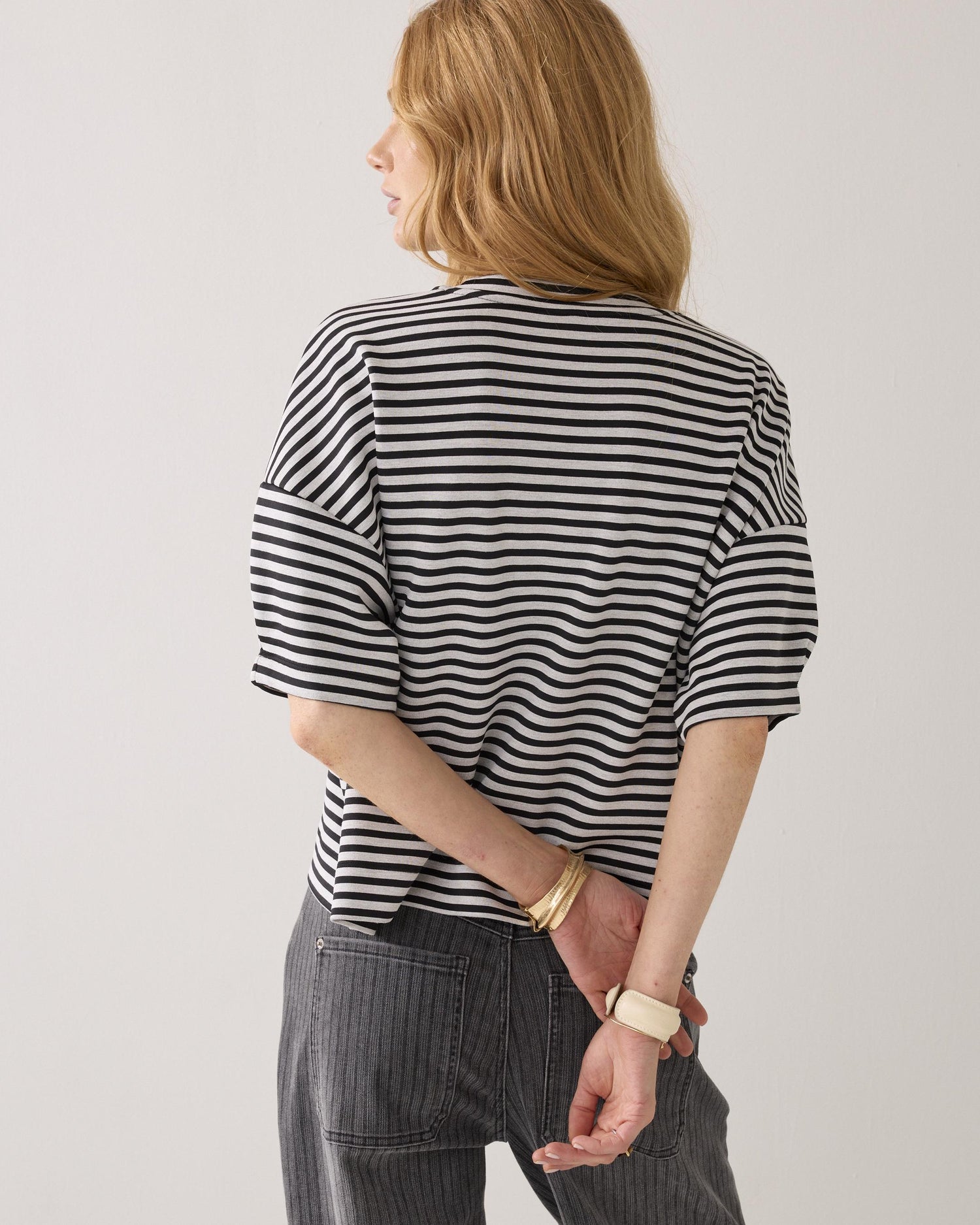 Gestreiftes Scuba-Oberteil