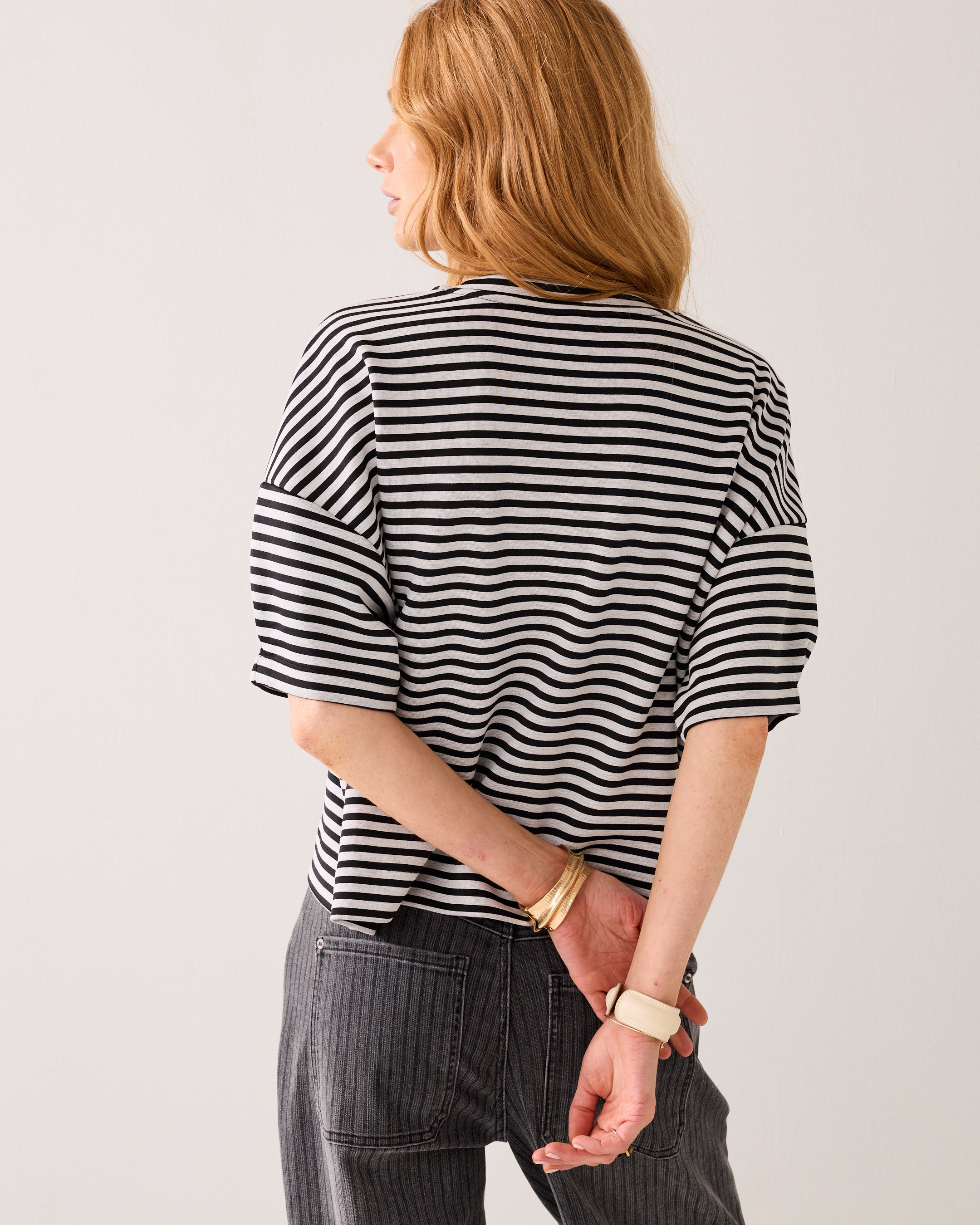 Scuba top stripe