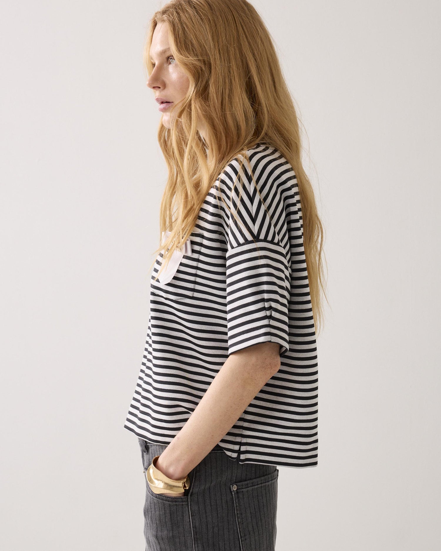 Gestreiftes Scuba-Oberteil