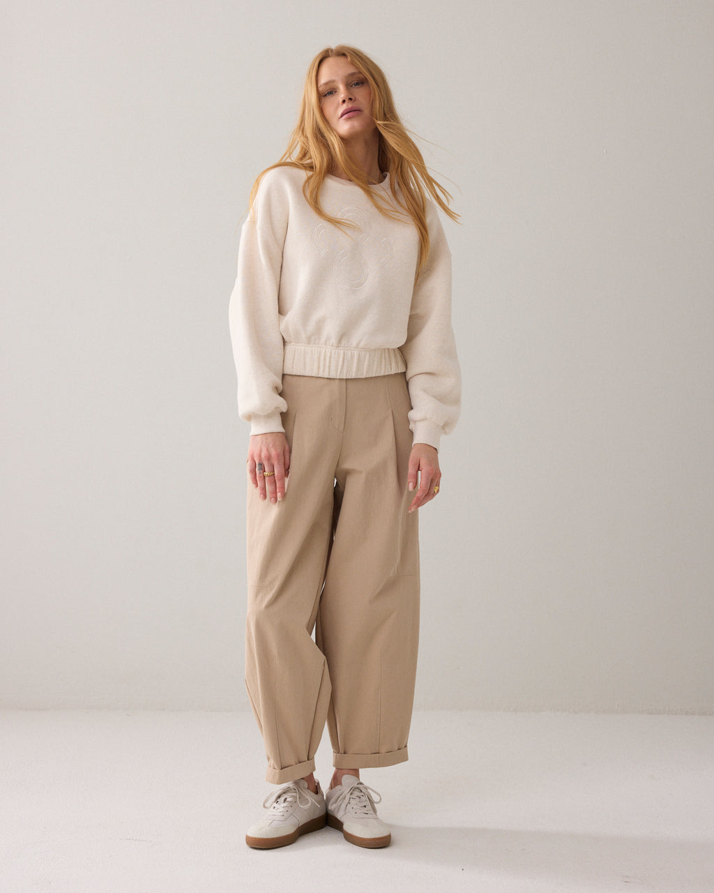 Sweat boxy cropped