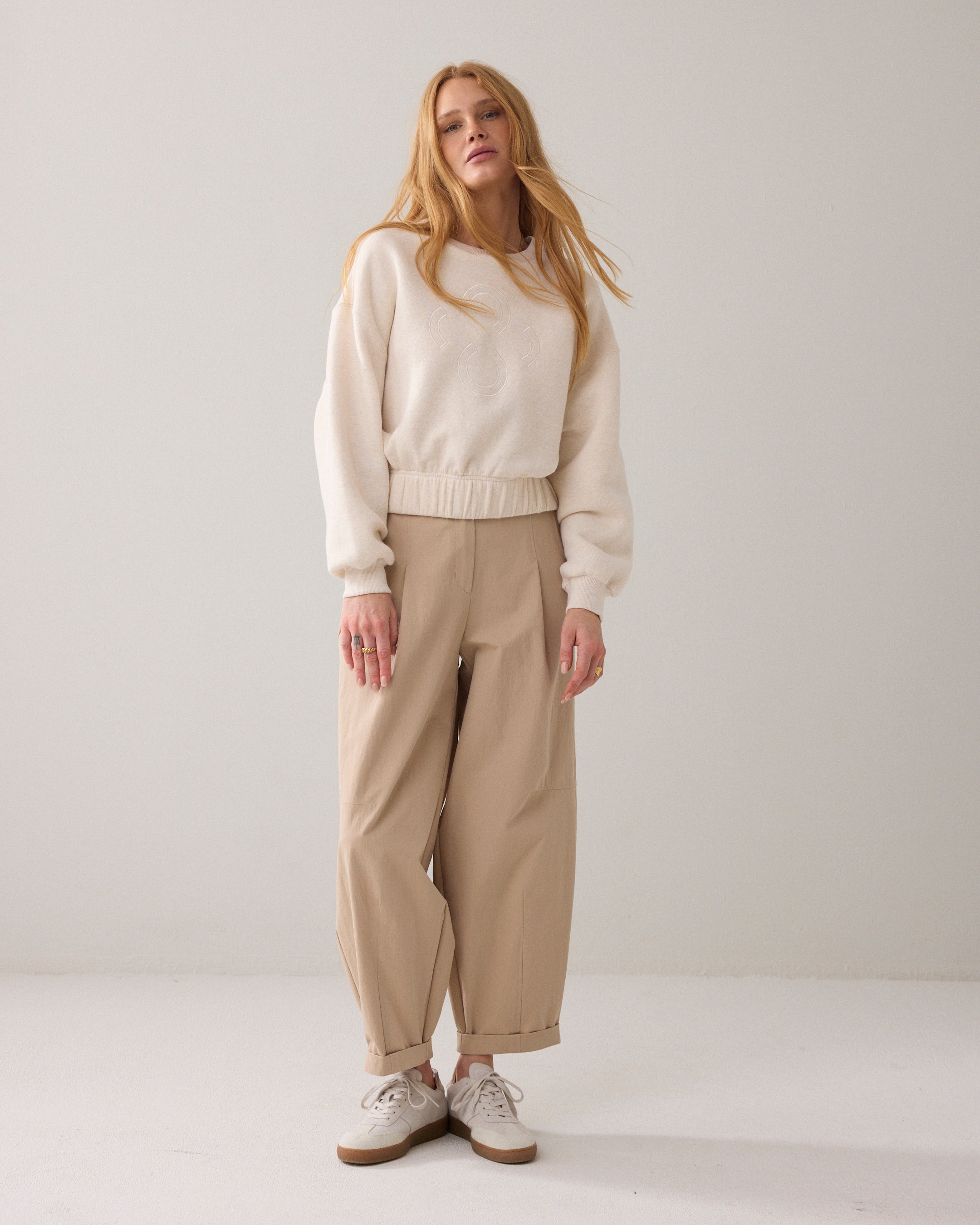 Sweat boxy cropped