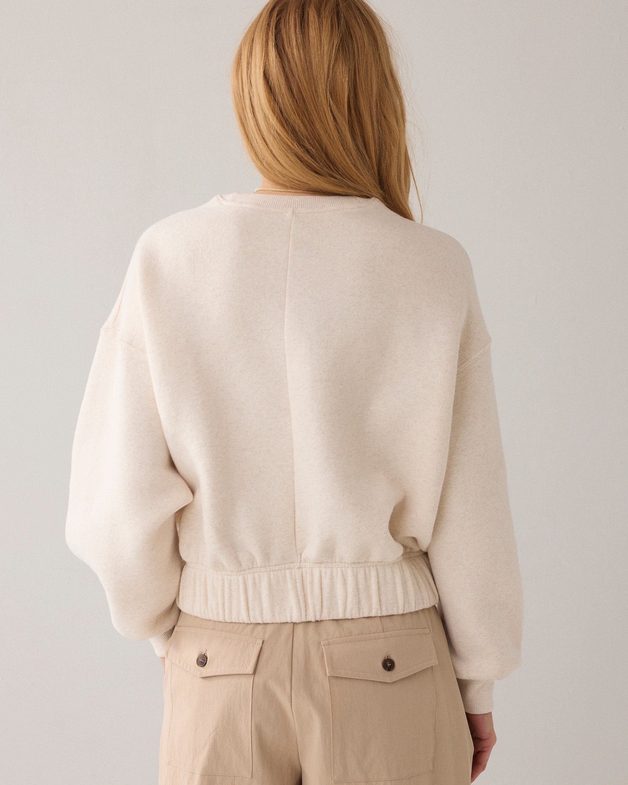Sweat boxy cropped