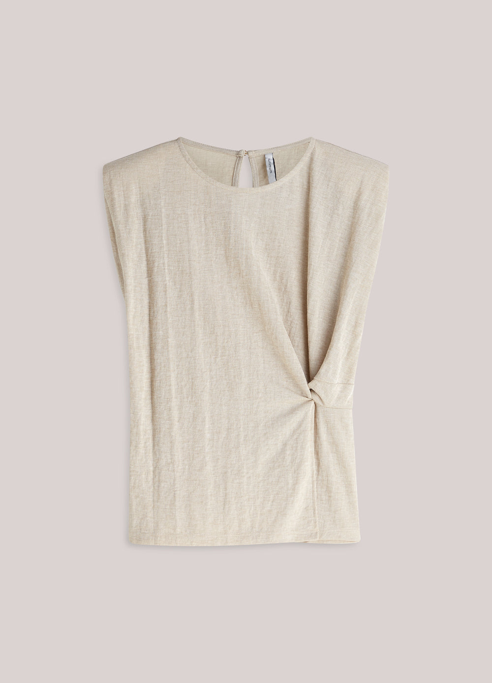 Top en jersey effet lin