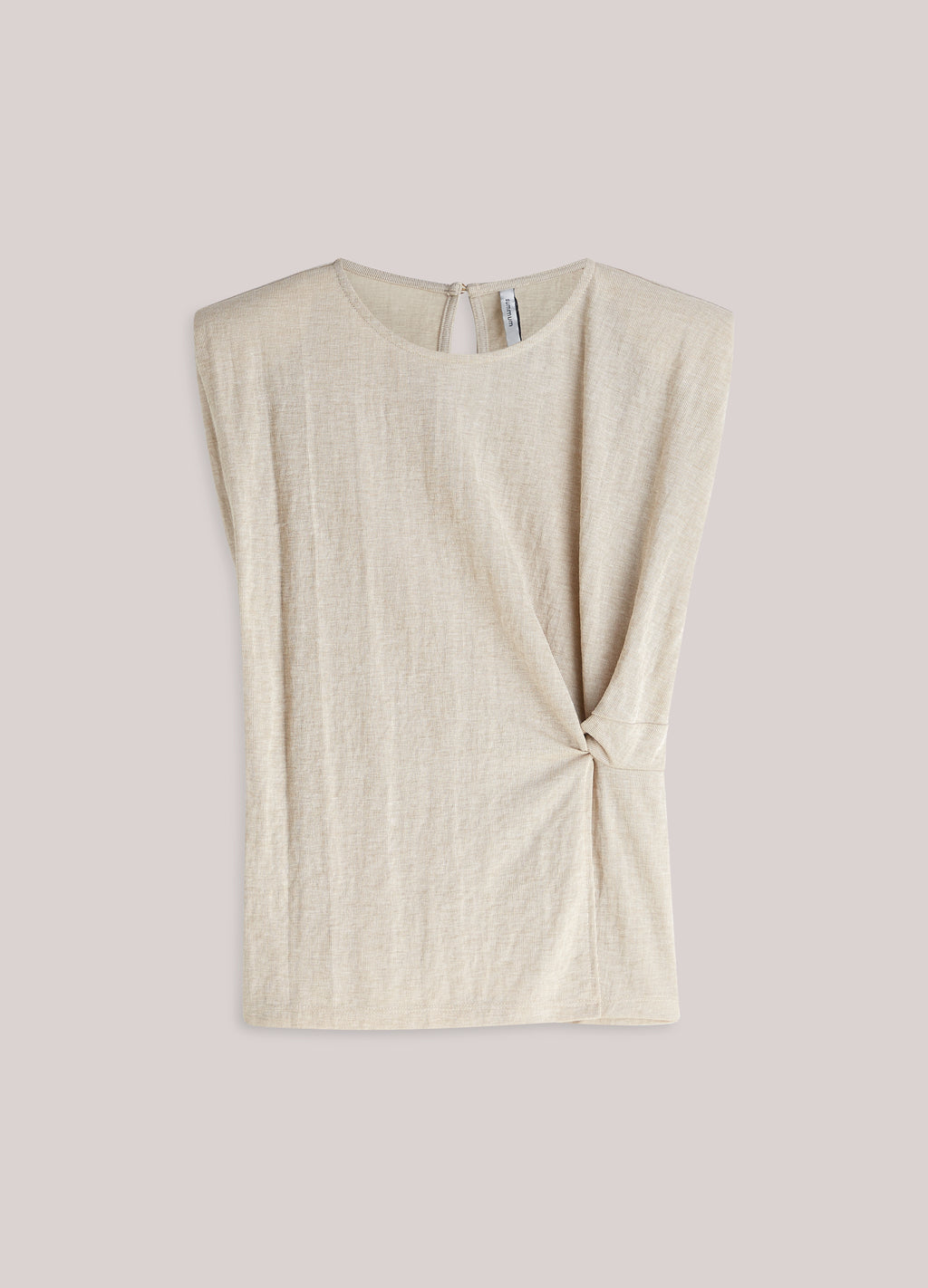 Top en jersey effet lin