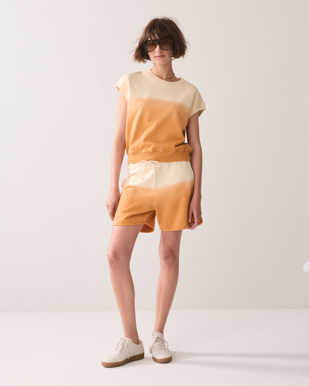 Boxy top dip dye
