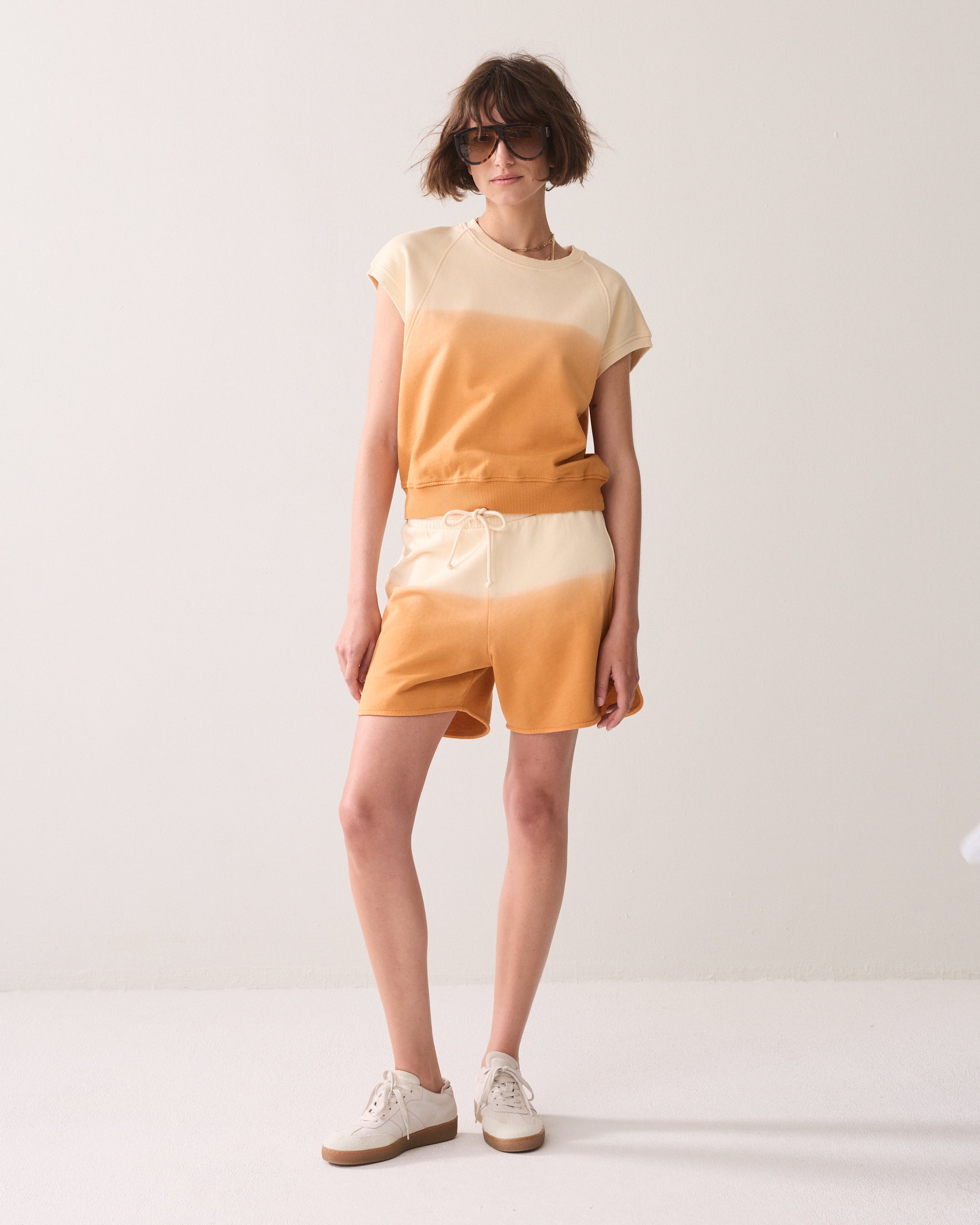 Boxy top dip dye