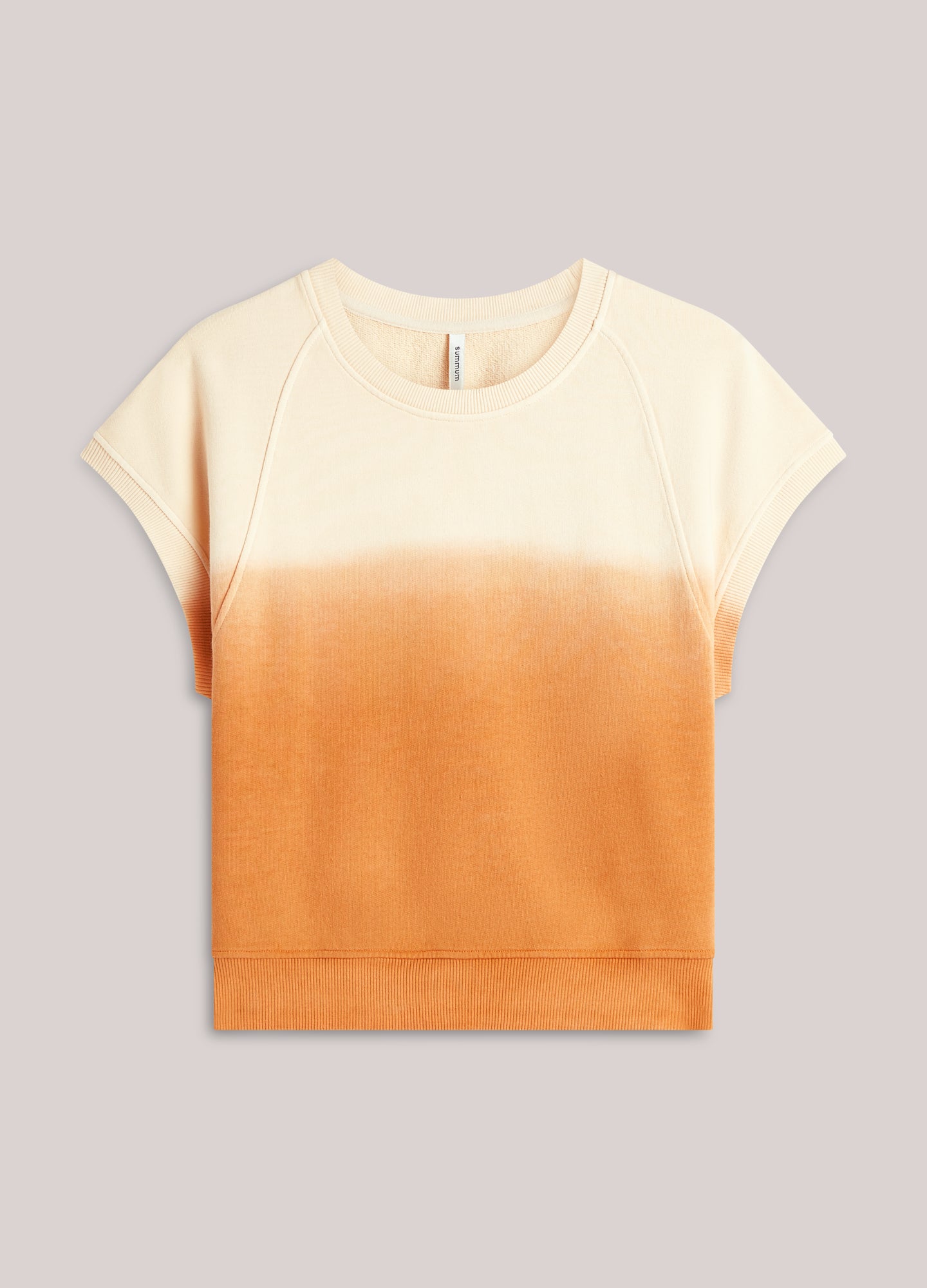 Boxy dip-dye top