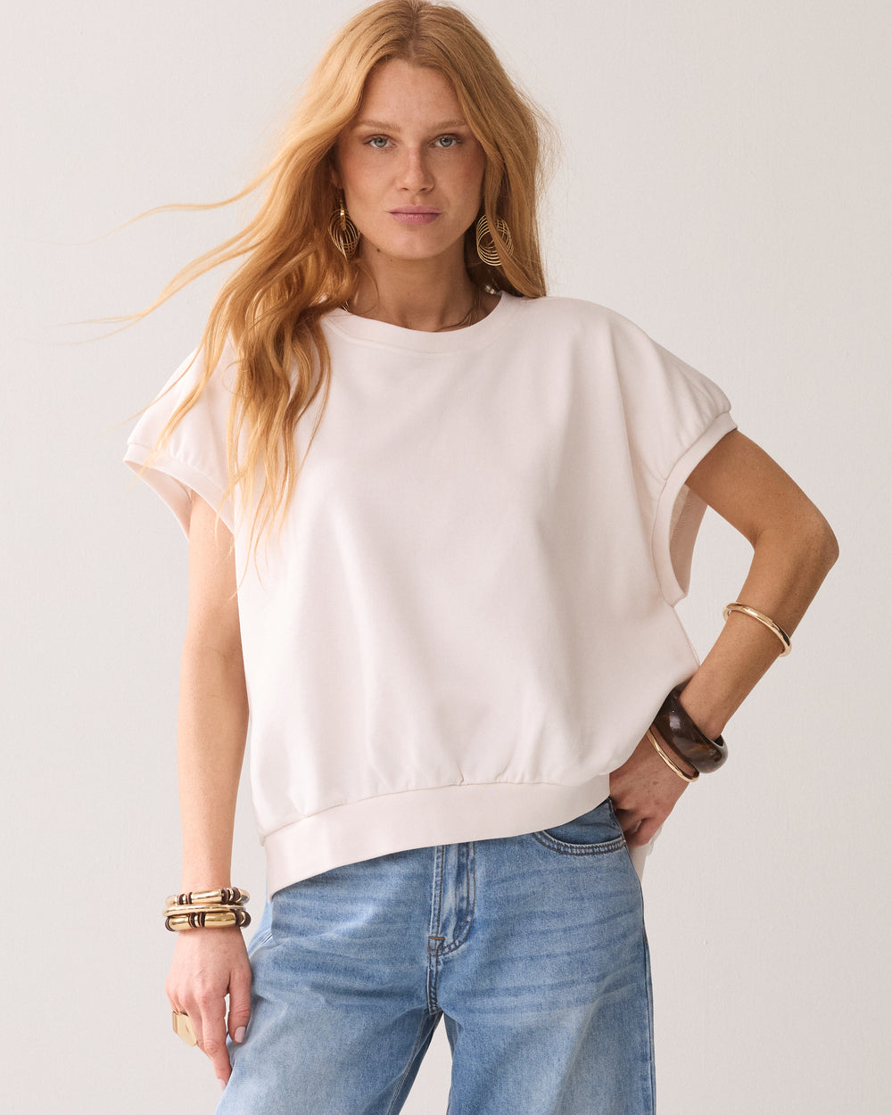 Sweater d’été à manches courtes