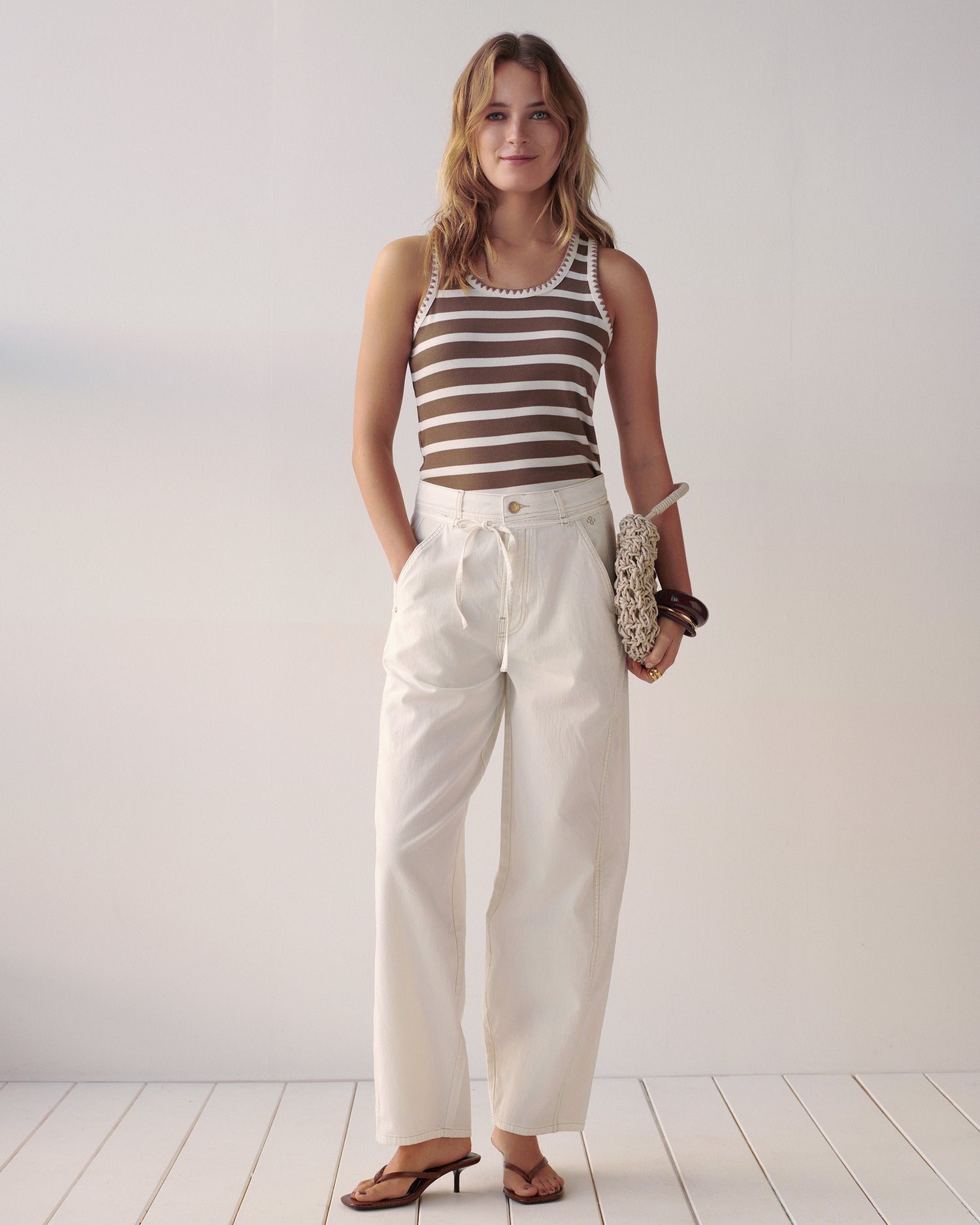 Tanktop Bretonse streep