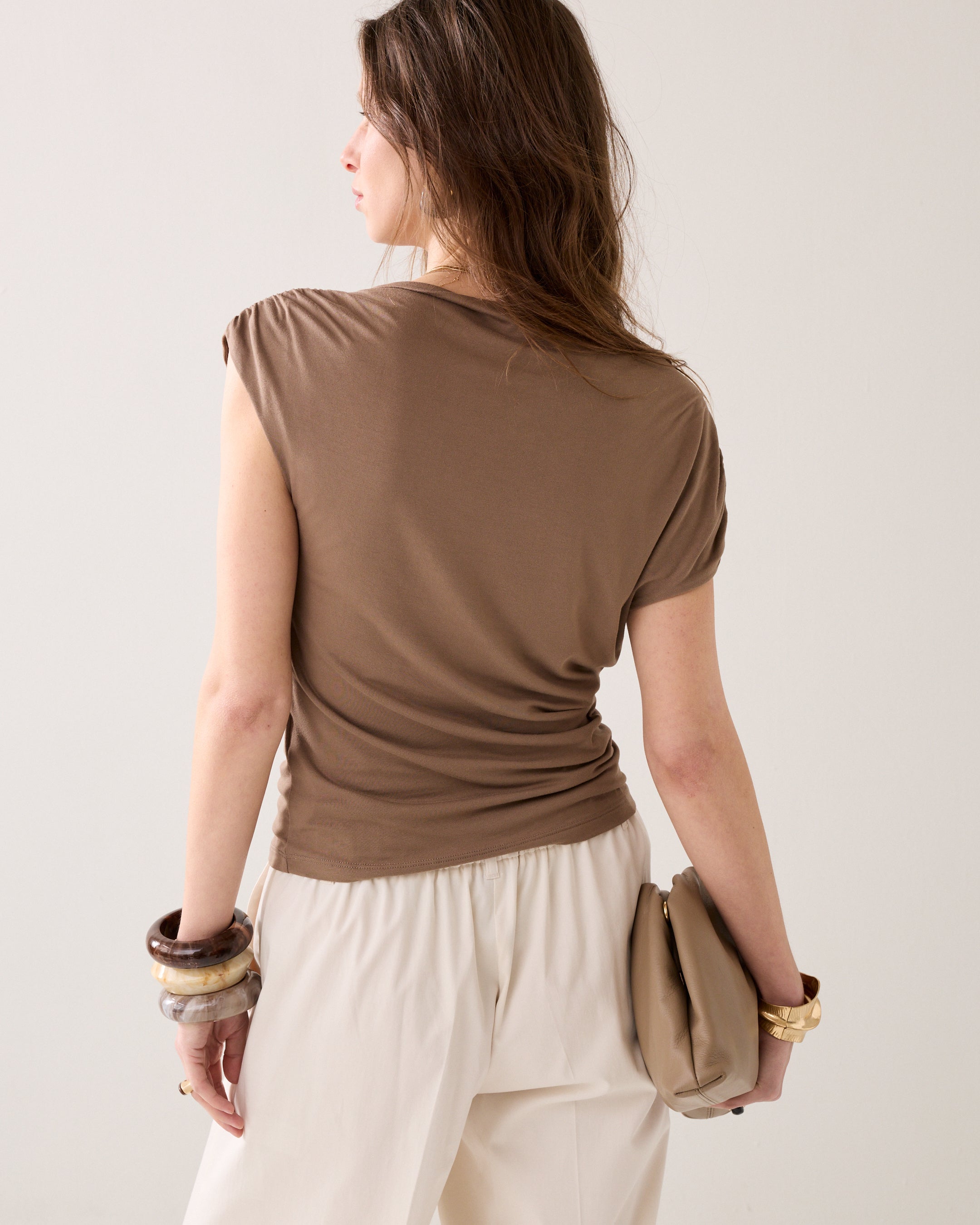 Wear-your-way top met speld