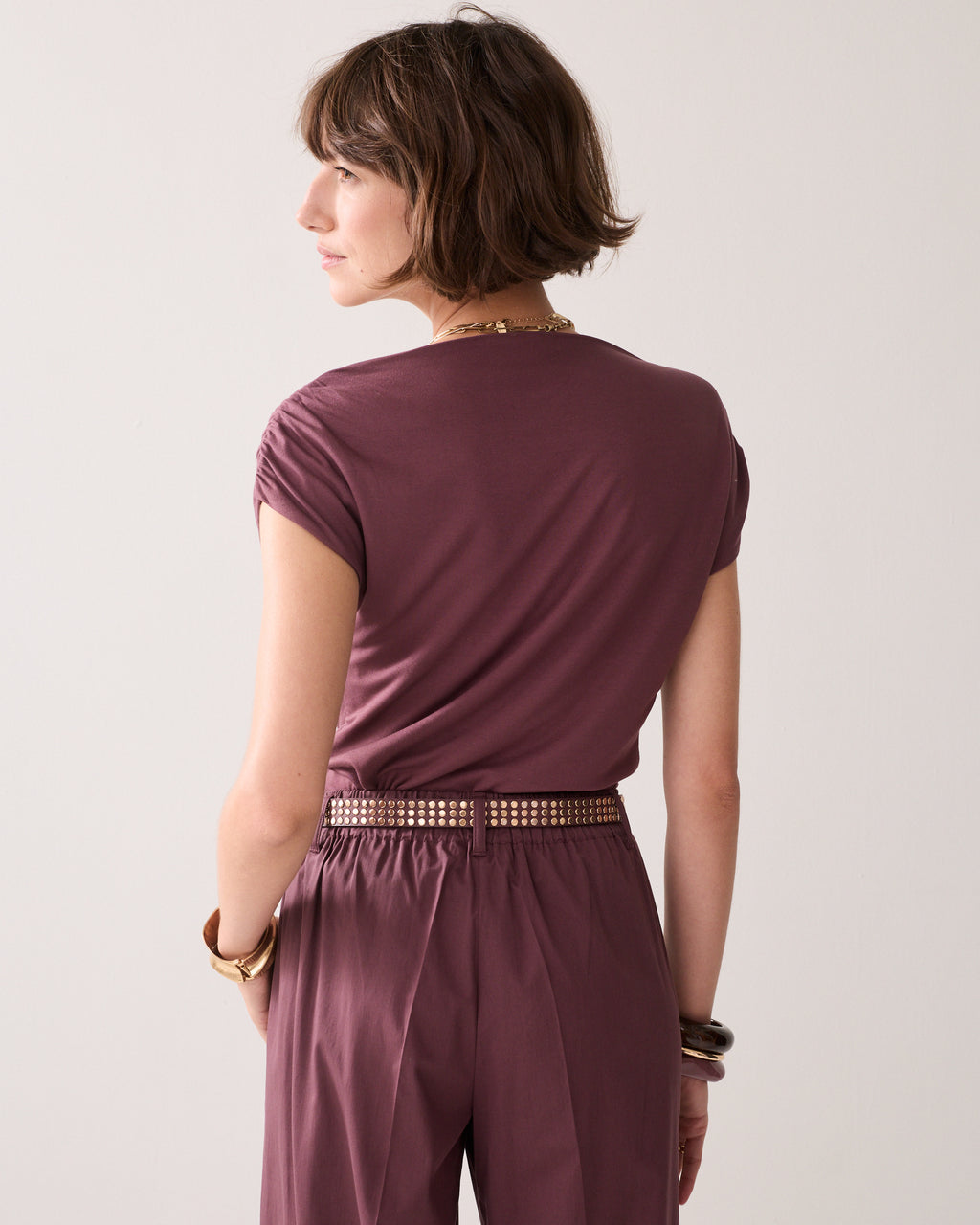 Wear-your-way top met speld