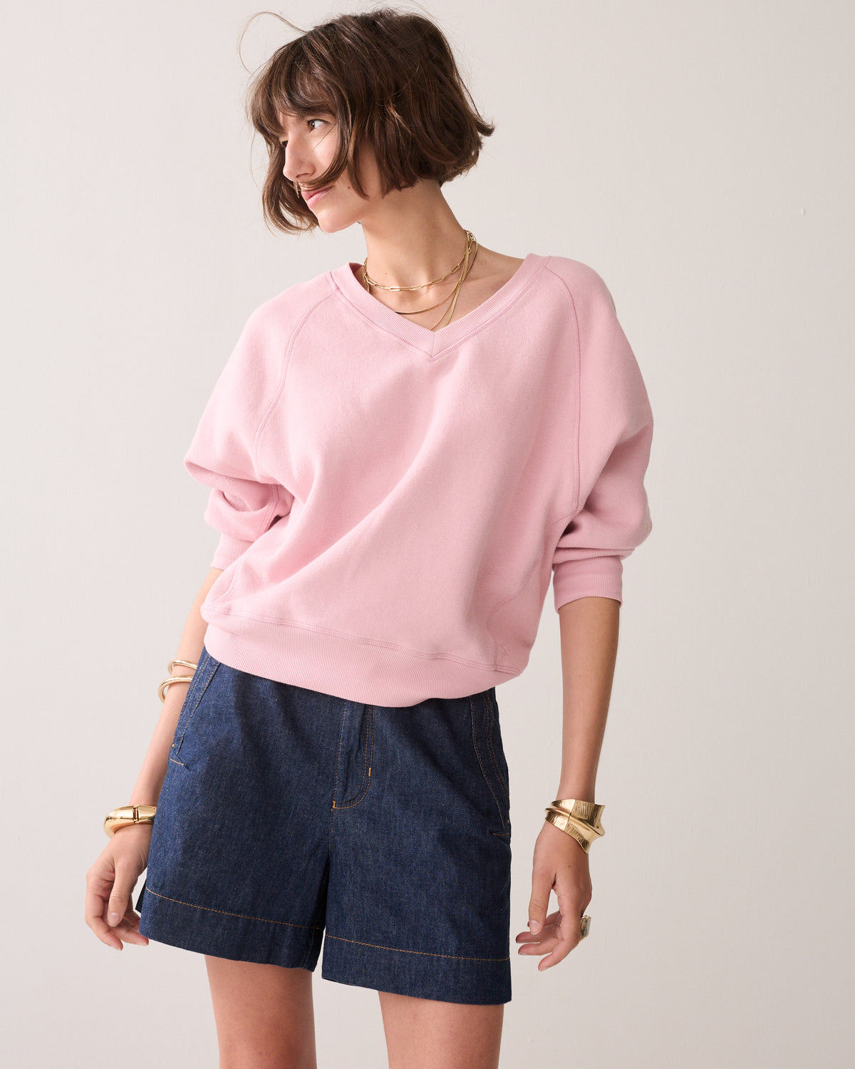 Sweater à manches chauve-souris