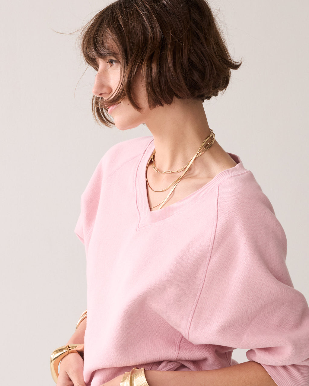 Sweater à manches chauve-souris