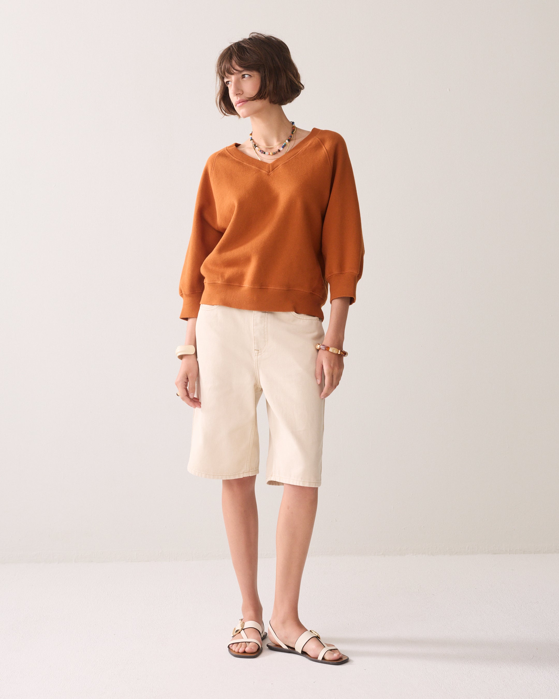 Sweater à manches chauve-souris