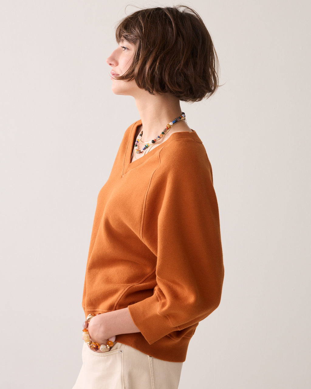 Sweater à manches chauve-souris