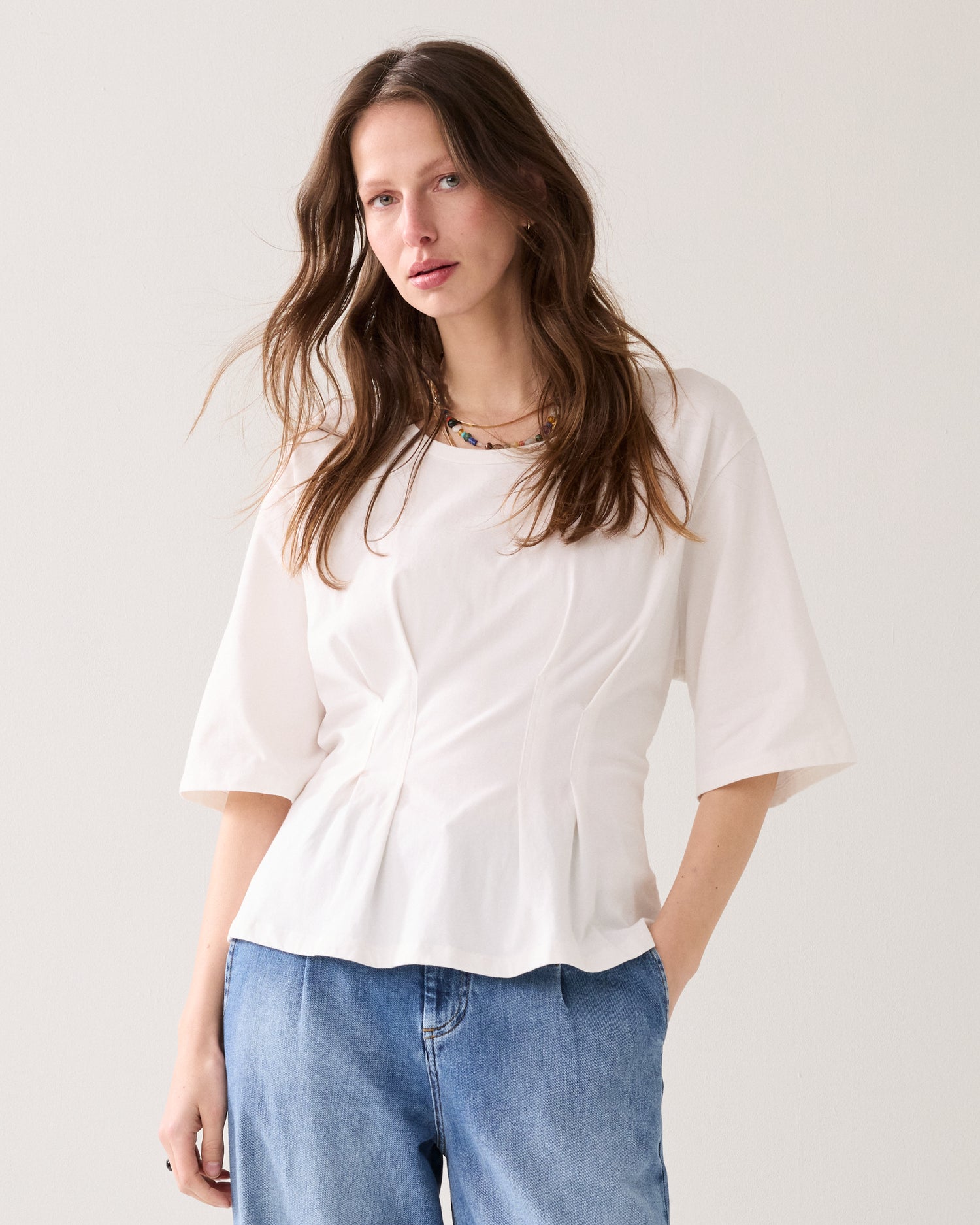 Feminine jersey T-shirt