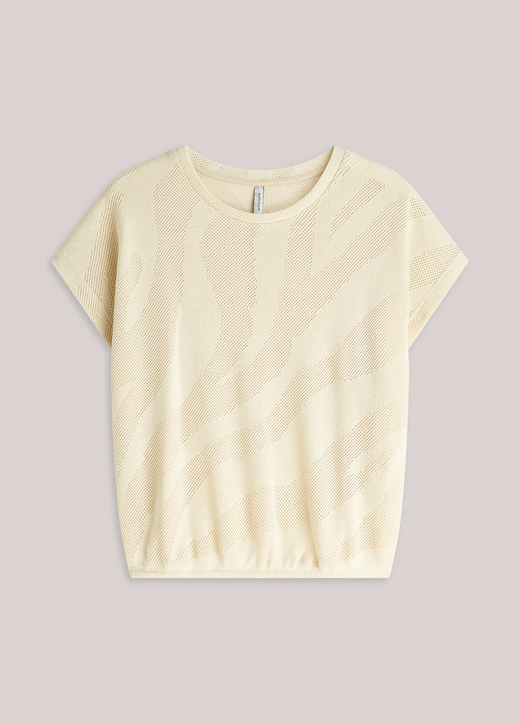 Top camouflage de luxe en maille