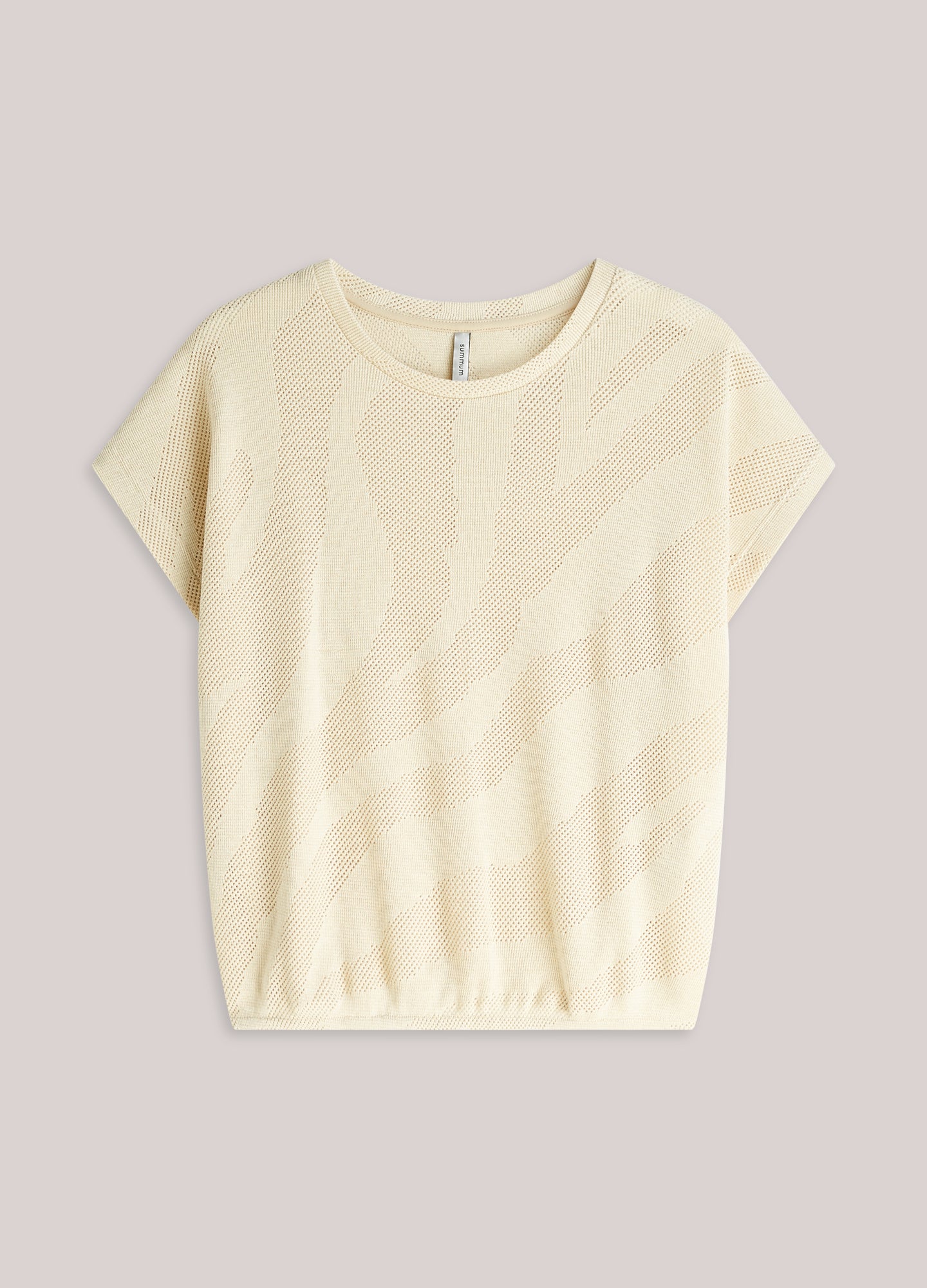Top camouflage de luxe en maille