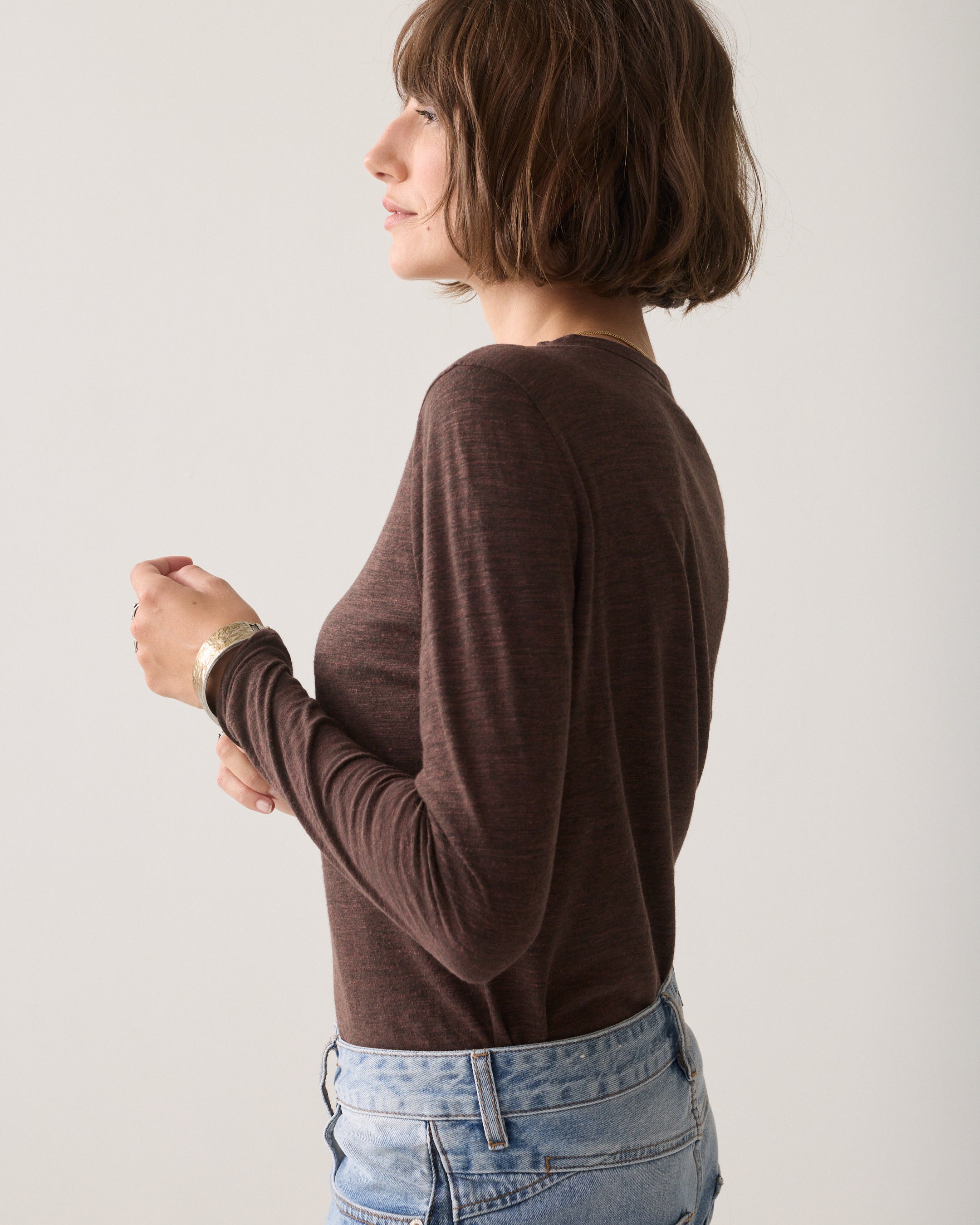 Longsleeve mit Rundhalsausschnitt