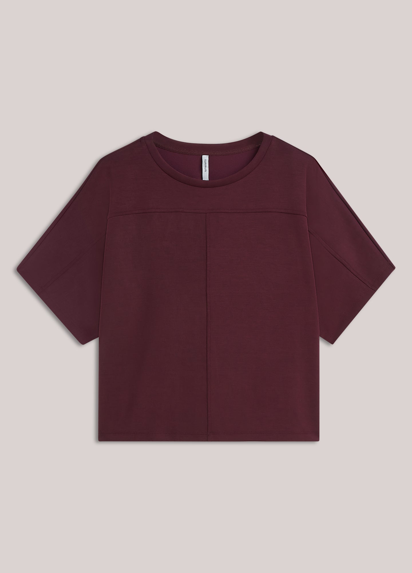 Haut boxy en scuba doux