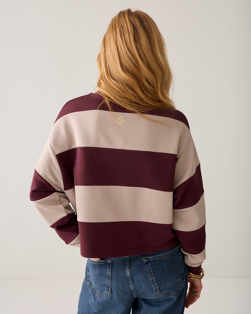 Sweatshirt boxy rugby