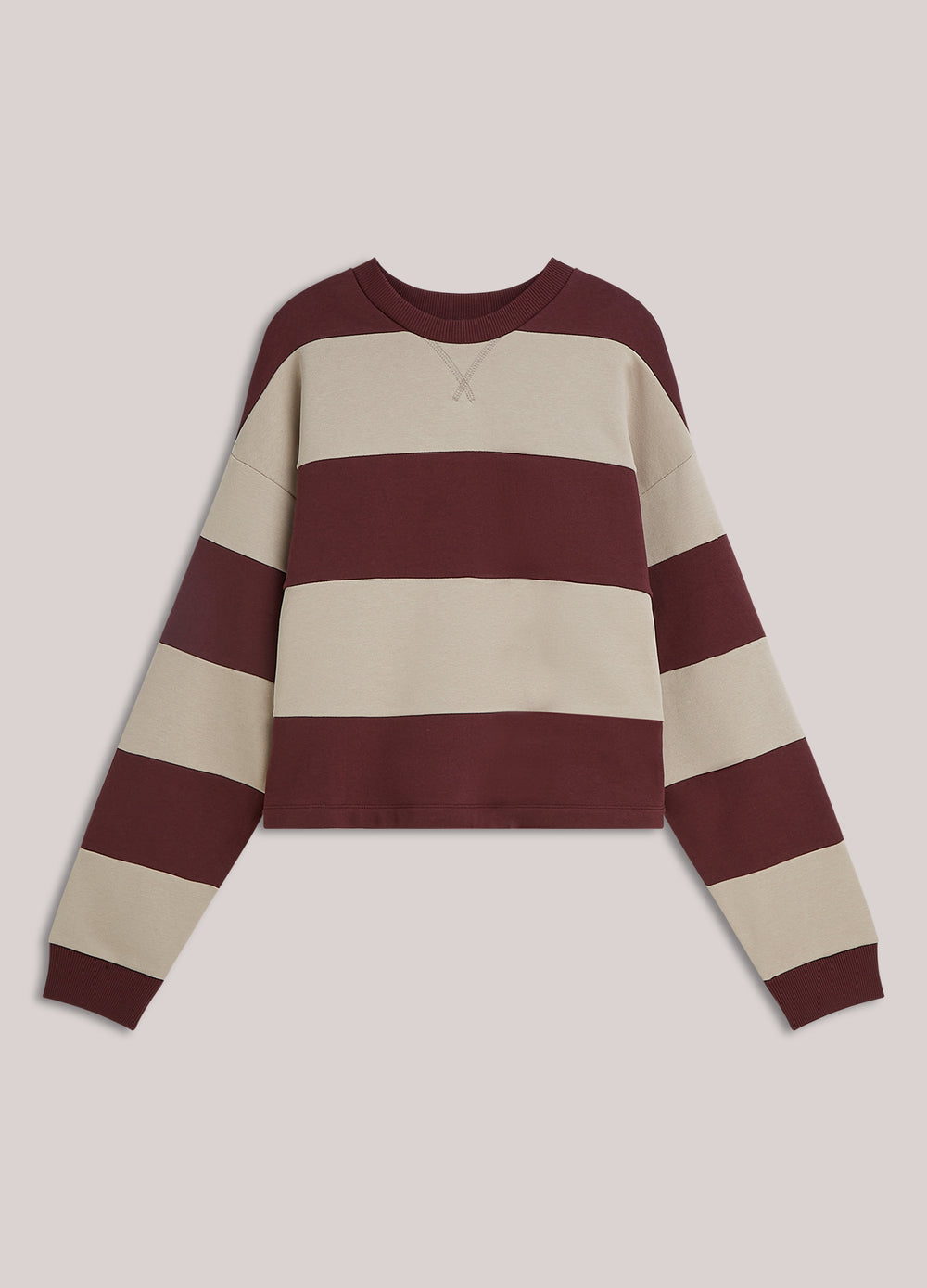 Sweatshirt boxy rugby