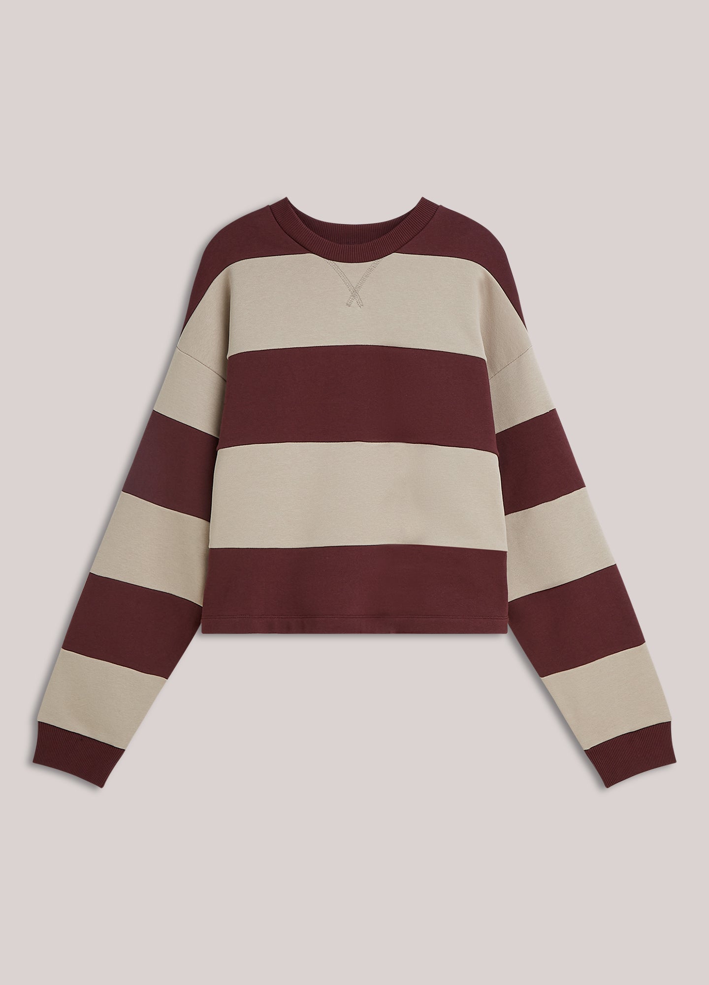 Sweatshirt boxy rugby