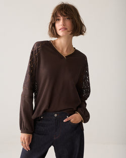 Sportieve baseball top