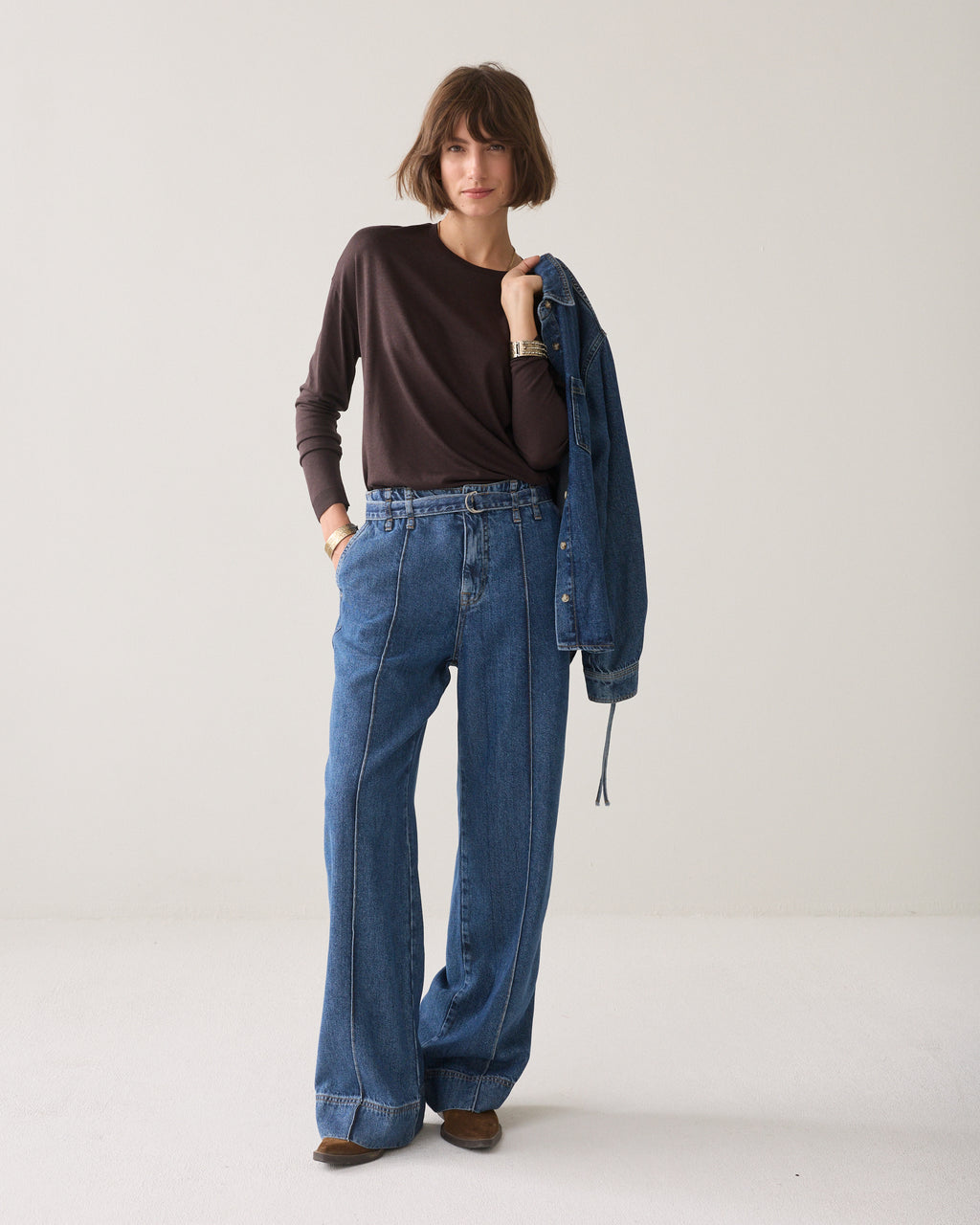 Luxuriöses Langarmshirt