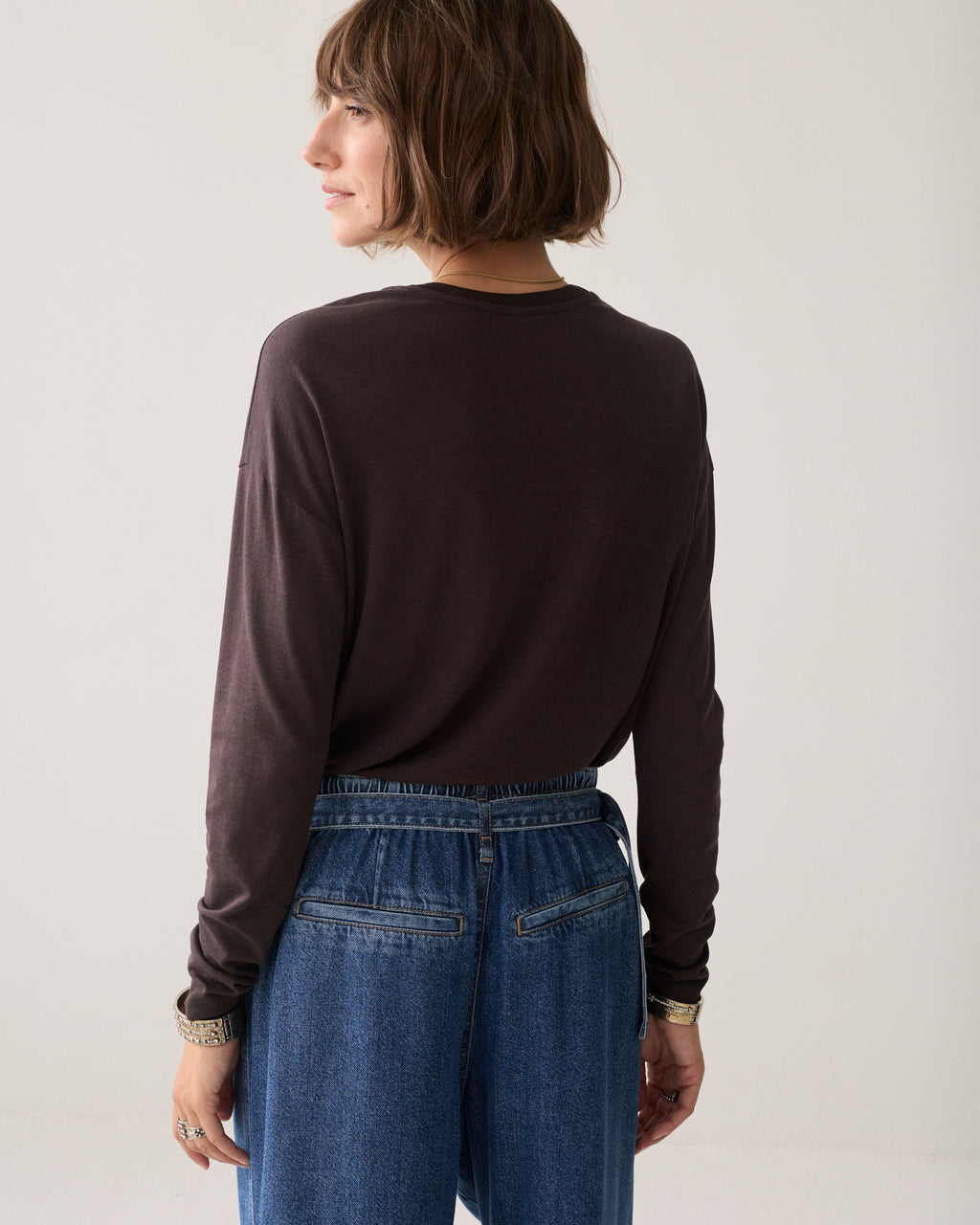 Luxuriöses Langarmshirt