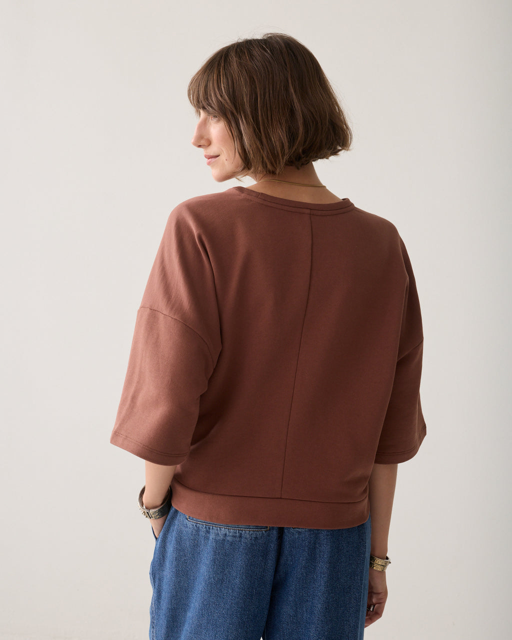 Sweat-shirt croisé