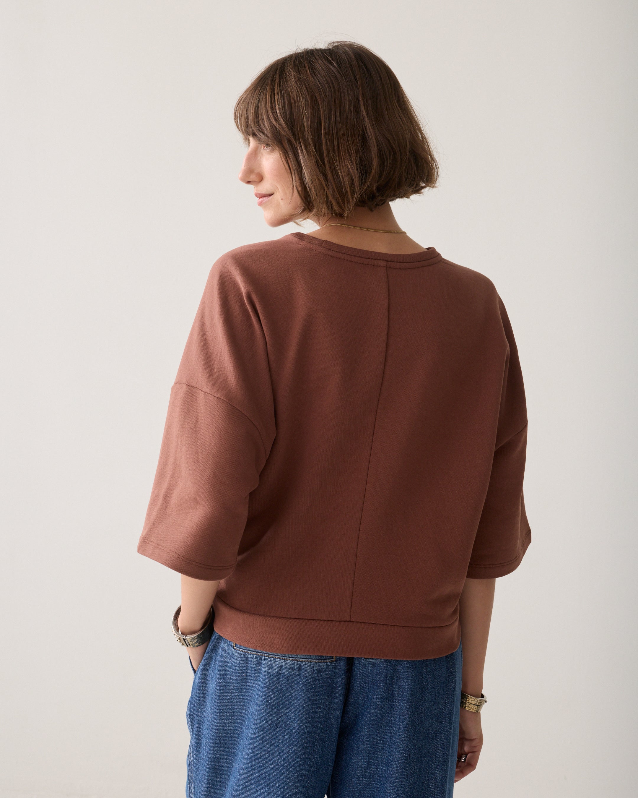 Sweat-shirt croisé