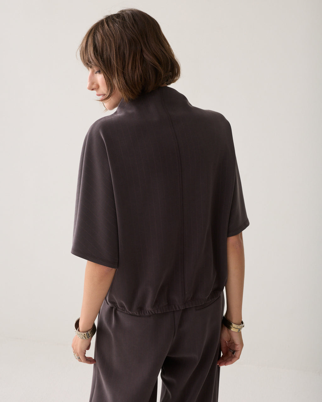 Scuba top pinstripe