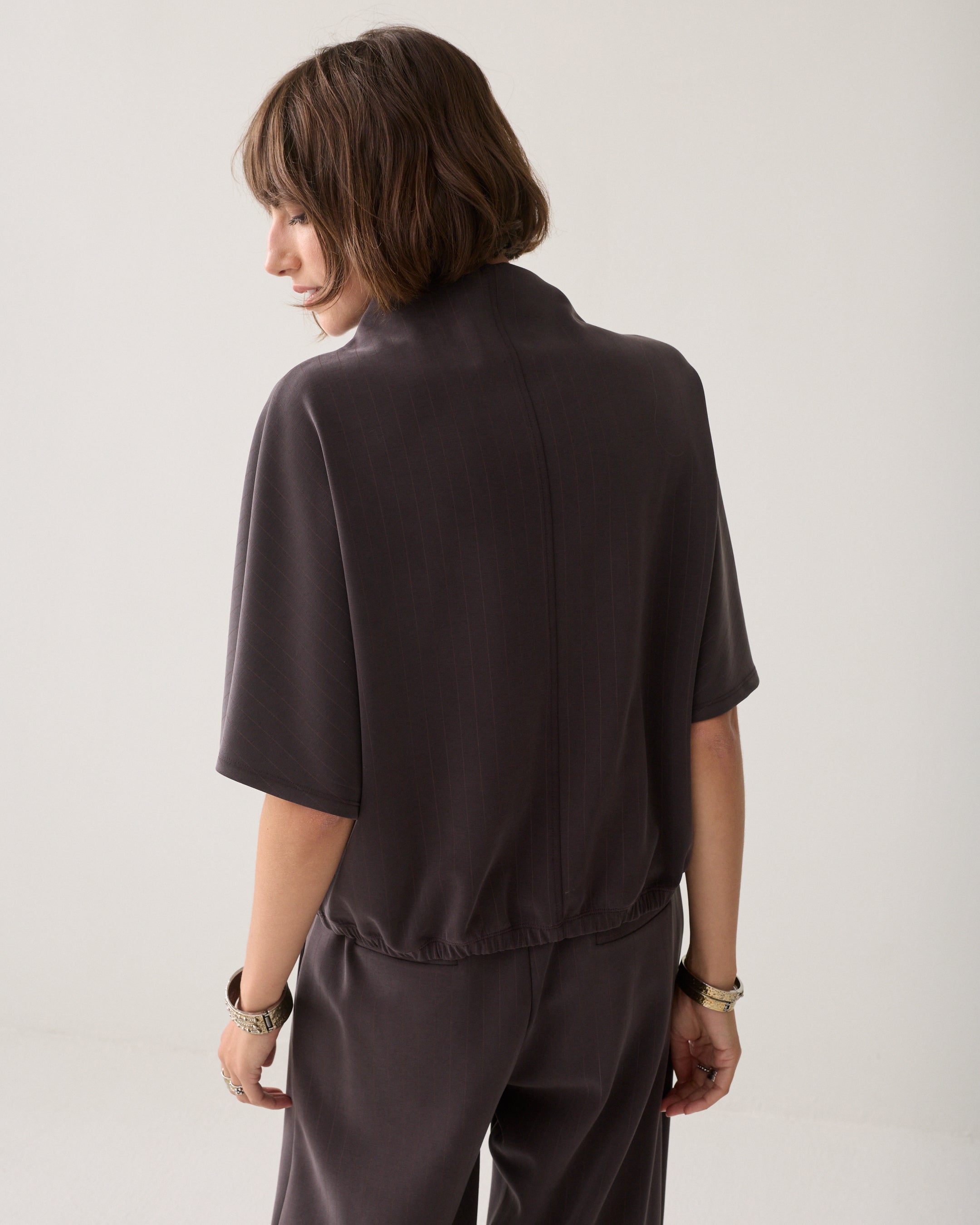 Scuba top pinstripe