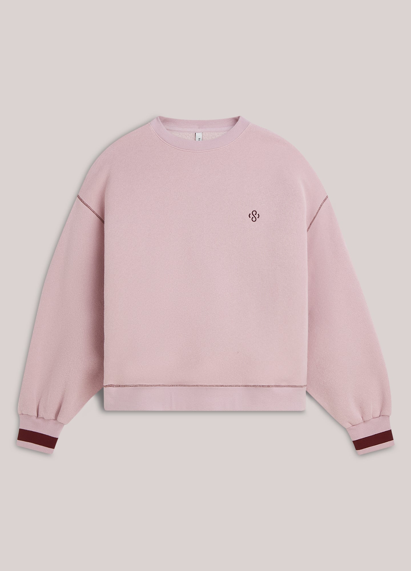 Oversized sweater contrast
