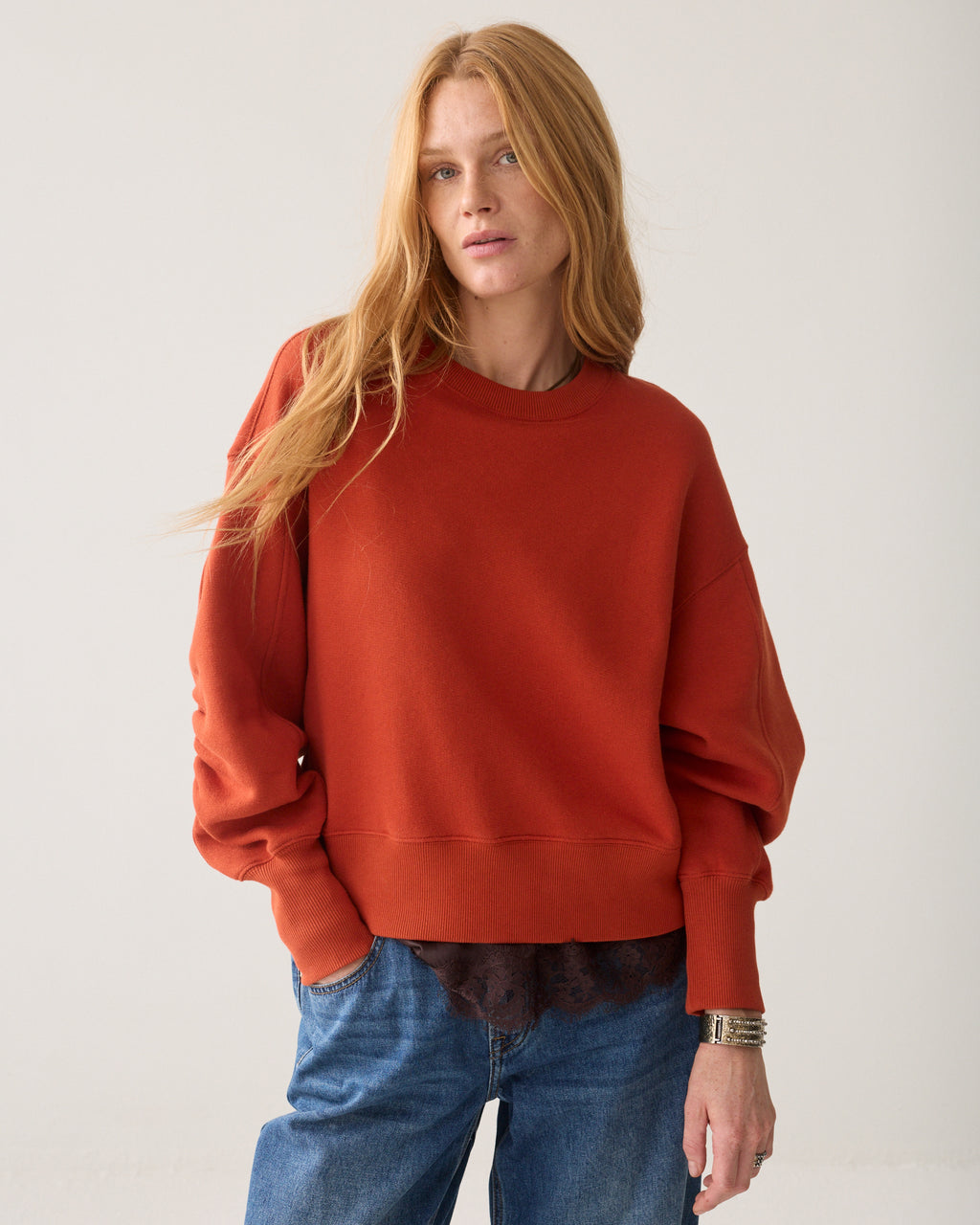 Fade-out sweatshirt