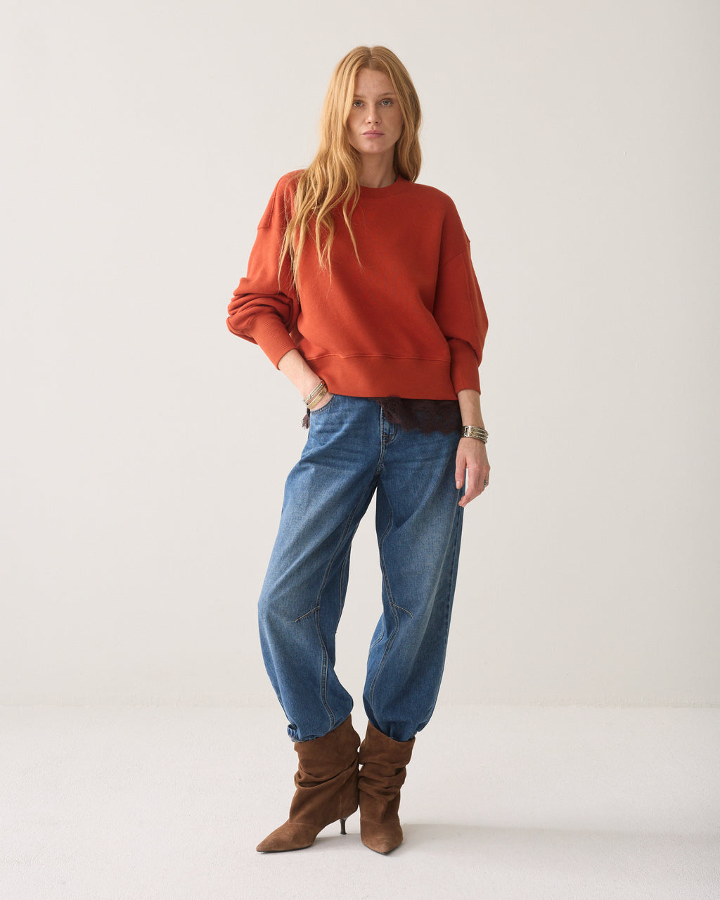 Fade-out sweatshirt